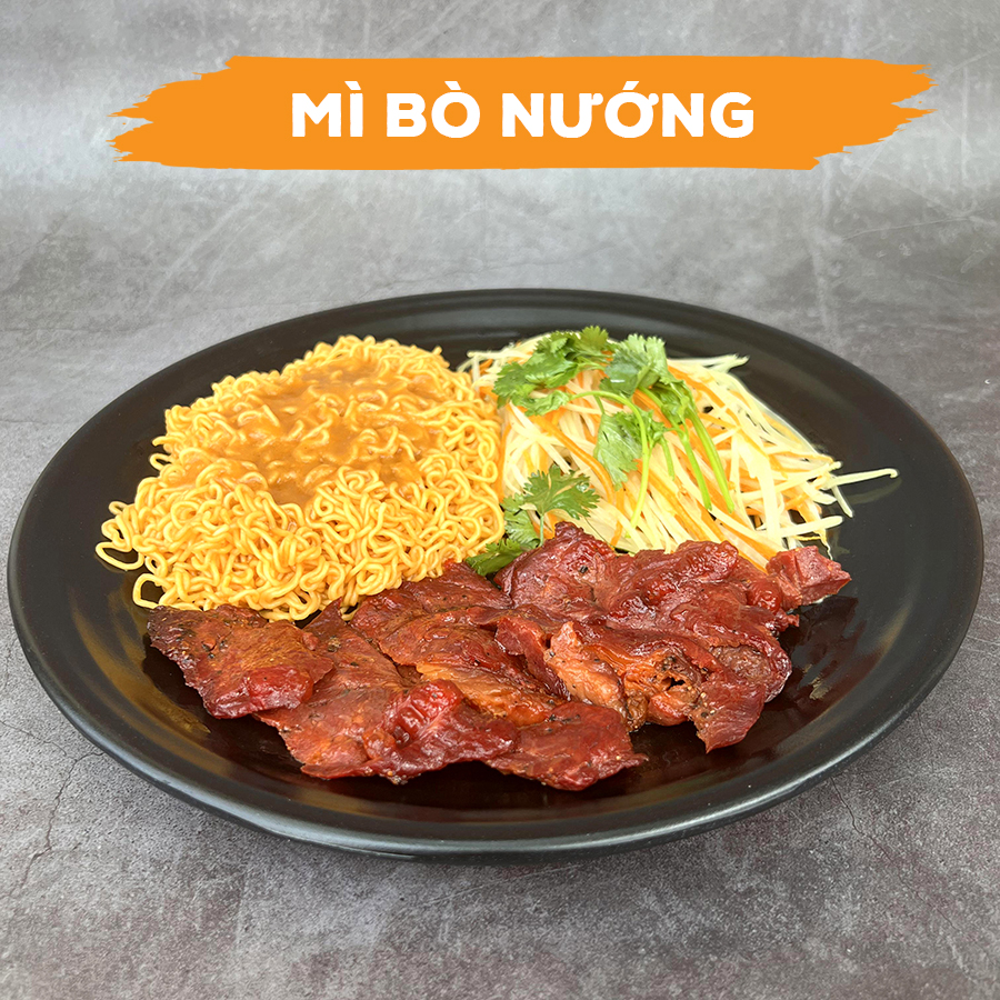 Mì trộn bò nướng có ngon không, bán ở đâu?